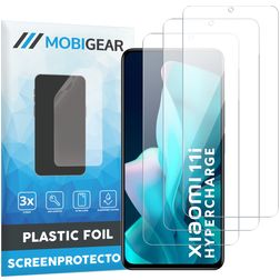 Mobigear Xiaomi Mi 11i Screenprotector Folie - Case Friendly (3-Pack)