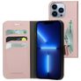 Mobiparts Classic Wallet iPhone 13 Pro Hoesje Bookcase Portemonnee - Roze