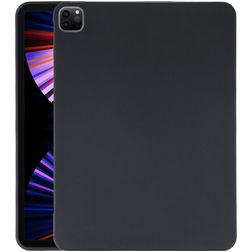 Mobigear Basics Dunne iPad Pro 12.9 Inch (2020) Hoes Flexibel TPU Backcover - Zwart