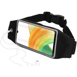 Mobiparts Comfort Fit Belt Telefoonhouder Hardlopen Samsung Galaxy A33 Sport Hoesje Neopreen Heuptas - Zwart