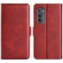Mobigear Slim Magnet Motorola Edge (2022) Hoesje Bookcase Portemonnee - Rood