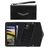 Mobilize Elegant Magnet iPhone 12 Mini Hoesje Uitneembare 2in1 Clutch - Black Croco