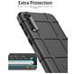 Mobigear Rugged Shield Samsung Galaxy A50 Hoesje Flexibel TPU Backcover Shockproof - Zwart