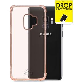 My Style Protective Flex Samsung Galaxy S9 Hoesje Flexibel TPU Backcover Shockproof - Soft Pink
