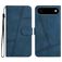 Mobigear Stitch iPhone Air Hoesje Bookcase Portemonnee - Blauw