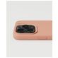 Nudient Base iPhone 15 Pro Siliconen Hoesje Backcover - Peach Orange