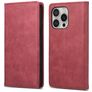 Mobigear Wallet iPhone 16 Pro Hoesje Bookcase Portemonnee - Rood