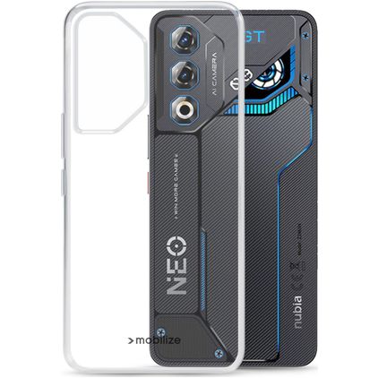 Mobilize Gelly Doorzichtig Nubia Neo 3 GT Hoesje Flexibel TPU Backcover - Transparant