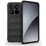 Mobigear Bumpy Xiaomi 15 Pro Hoesje Flexibel TPU Backcover - Zwart