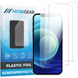 Mobigear iPhone 12 Mini Screenprotector Folie - Case Friendly (3-Pack)
