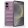 Mobigear Bumpy Samsung Galaxy S25 Edge Hoesje Flexibel TPU Backcover - Paars
