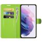 Mobigear Classic Samsung Galaxy S22 Hoesje Bookcase Portemonnee - Groen