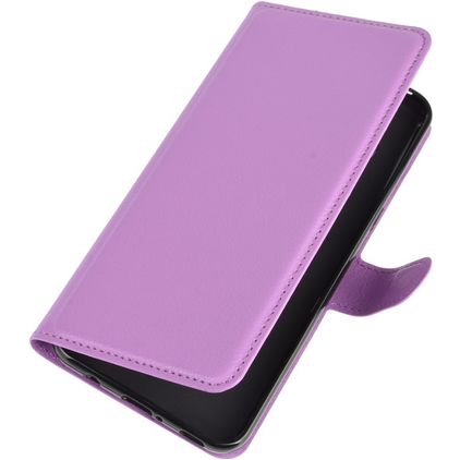Mobigear Classic LG V60 ThinQ Hoesje Bookcase Portemonnee - Paars