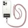 Mobigear Nylon Lanyard Universeel Telefoonkoord Verstelbaar - Roségoud