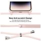 Mobigear Lanyard iPhone 14 Pro Siliconen Hoesje met koord - Sand Pink