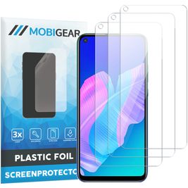 Mobigear Huawei P40 Lite 5G Screenprotector Folie - Case Friendly (3-Pack)