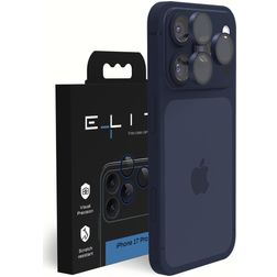 Elite iPhone 17 Pro Glazen Camera Lens Protector - Case Friendly - Blauw