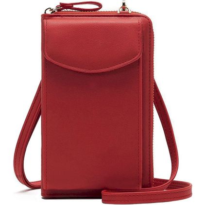 Antonio Fonzo Crossbody Telefoontasje - Large - Cherry Red