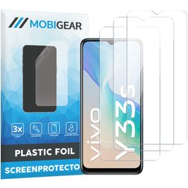 Mobigear Vivo Y33s Screenprotector Folie - Case Friendly (3-Pack)