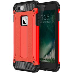 Mobigear Outdoor iPhone 7 Plus Hoesje Hardcase Backcover Shockproof - Rood
