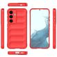 Mobigear Bumpy Samsung Galaxy S24 Hoesje Flexibel TPU Backcover - Rood