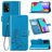 Mobigear Clover Samsung Galaxy A52 Hoesje Bookcase Portemonnee - Blauw