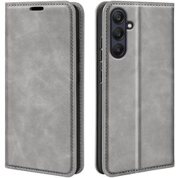 Mobigear Retro Slim Samsung Galaxy A26 Hoesje Bookcase Portemonnee - Grijs
