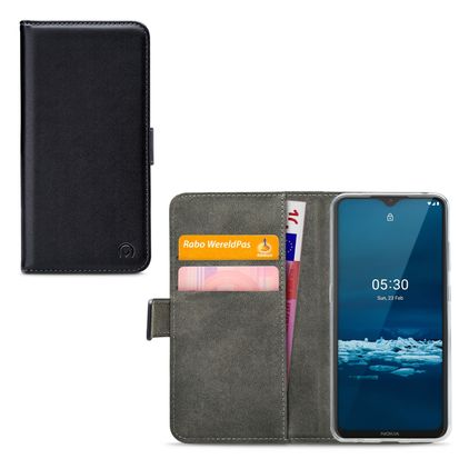 Mobilize Classic Gelly Wallet Nokia 5.3 Hoesje Bookcase Portemonnee - Zwart