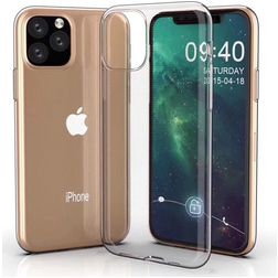 Mobigear Ultra Thin Doorzichtig iPhone 11 Pro Hoesje Flexibel TPU Backcover - Transparant