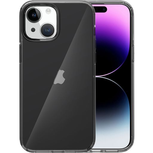 Mobigear Crystal iPhone 15 Hoesje Hardcase Backcover - Grijs