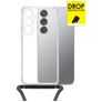 My Style Loop Doorzichtig Samsung Galaxy S25 Plus Flexibel TPU Hoesje met koord - Transparant