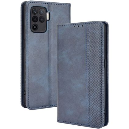 Mobigear Sensation OPPO A94 Hoesje Bookcase Portemonnee - Blauw
