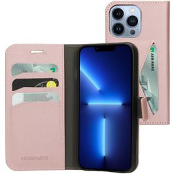 Mobiparts Classic Wallet iPhone 13 Pro Hoesje Bookcase Portemonnee - Roze