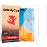 GrizzlyCoat Huawei P40 Pro Plus Hydrogel TPU Screenprotector - Case Friendly + Installatie Frame (2-Pack)
