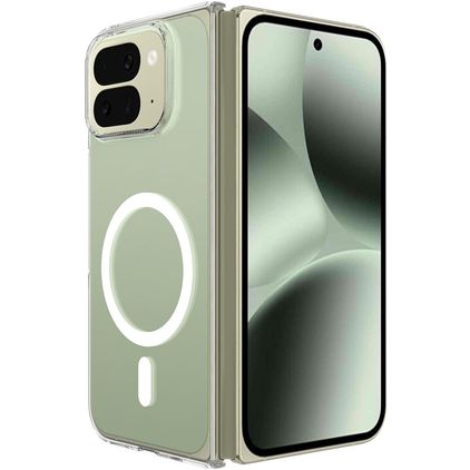 Mobigear Crystal Doorzichtig Google Pixel 10 Pro Fold MagSafe Hoesje Hardcase Backcover - Transparant