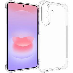 Mobigear Cushion Doorzichtig Samsung Galaxy A27 Hoesje Flexibel TPU Backcover - Transparant