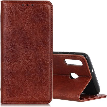 Mobigear Classic Elegance Samsung Galaxy A40 Hoesje Bookcase Portemonnee - Bruin