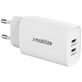 Mobilize Dual USB-C Oplader Power Delivery 45W - Wit