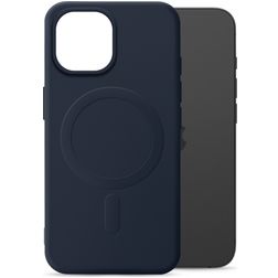 My Style Protective Flex iPhone 14 MagSafe Hoesje Flexibel TPU Backcover - Marineblauw