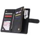 Mobigear Zipper Samsung Galaxy S10 Lite Hoesje Bookcase Portemonnee - Zwart