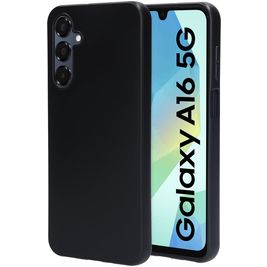 Mobiparts Classic Samsung Galaxy A16 Hoesje Flexibel TPU Backcover - Zwart