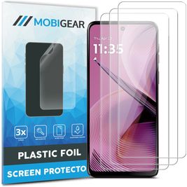 Mobigear Motorola Moto G55 Screenprotector Folie - Case Friendly (3-Pack)
