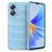 Mobigear Bumpy OPPO A17 Hoesje Flexibel TPU Backcover - Blauw