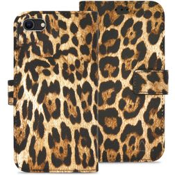 My Style Flex Wallet iPhone SE (2022) Hoesje Bookcase Portemonnee - Wild Leopard