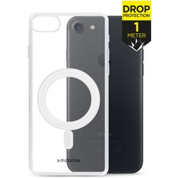 Mobilize Naked Protection Doorzichtig iPhone SE (2022) MagSafe Hoesje Hardcase Backcover Shockproof - Transparant