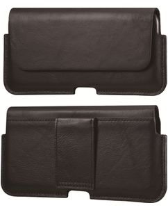 Mobigear Deluxe Belt Broekriemhoesje (max 18,5 cm x 9 cm) - Riemtasje - Holster - Zwart