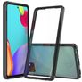 Mobigear Crystal Samsung Galaxy A52 Hoesje Hardcase Backcover - Transparant / Zwart