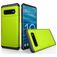 Mobigear Card Samsung Galaxy S10 Hoesje Hardcase Backcover Shockproof met Pasjeshouder - Groen