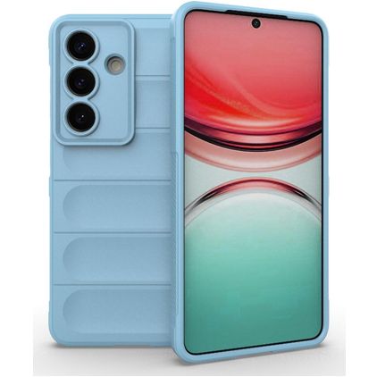 Mobigear Bumpy Samsung Galaxy S26 Hoesje Flexibel TPU Backcover - Blauw