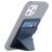Mobigear Folding Snap-On Pasjeshouder - 3 Pasjes - MagSafe Compatible - Donkerblauw